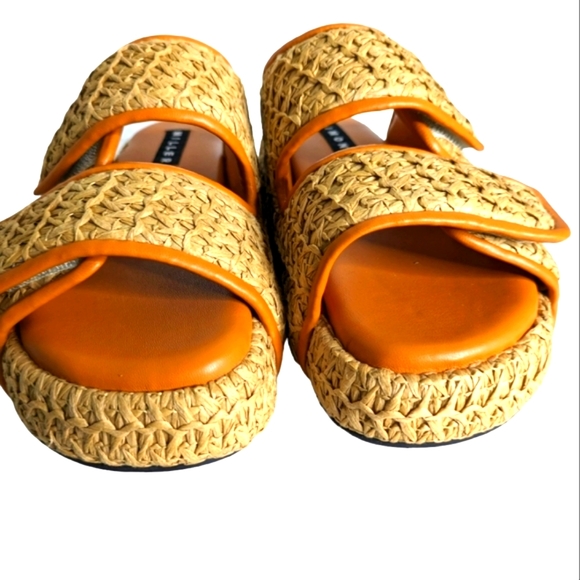 Simon Miller Woven Raffia Vegan Cro Slide Sandals...Size 41/10-11 - Picture 8 of 13